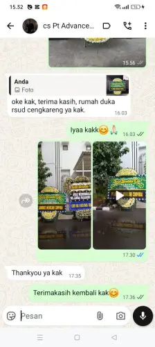 Testimonial Papan Bunga Pernikahan langonsari