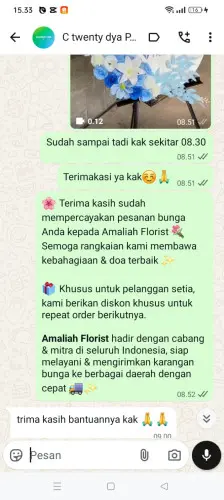 Testimonial Standing Flower langonsari